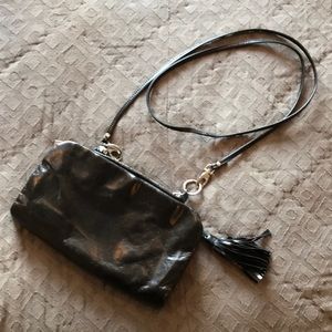 Black hobo bag